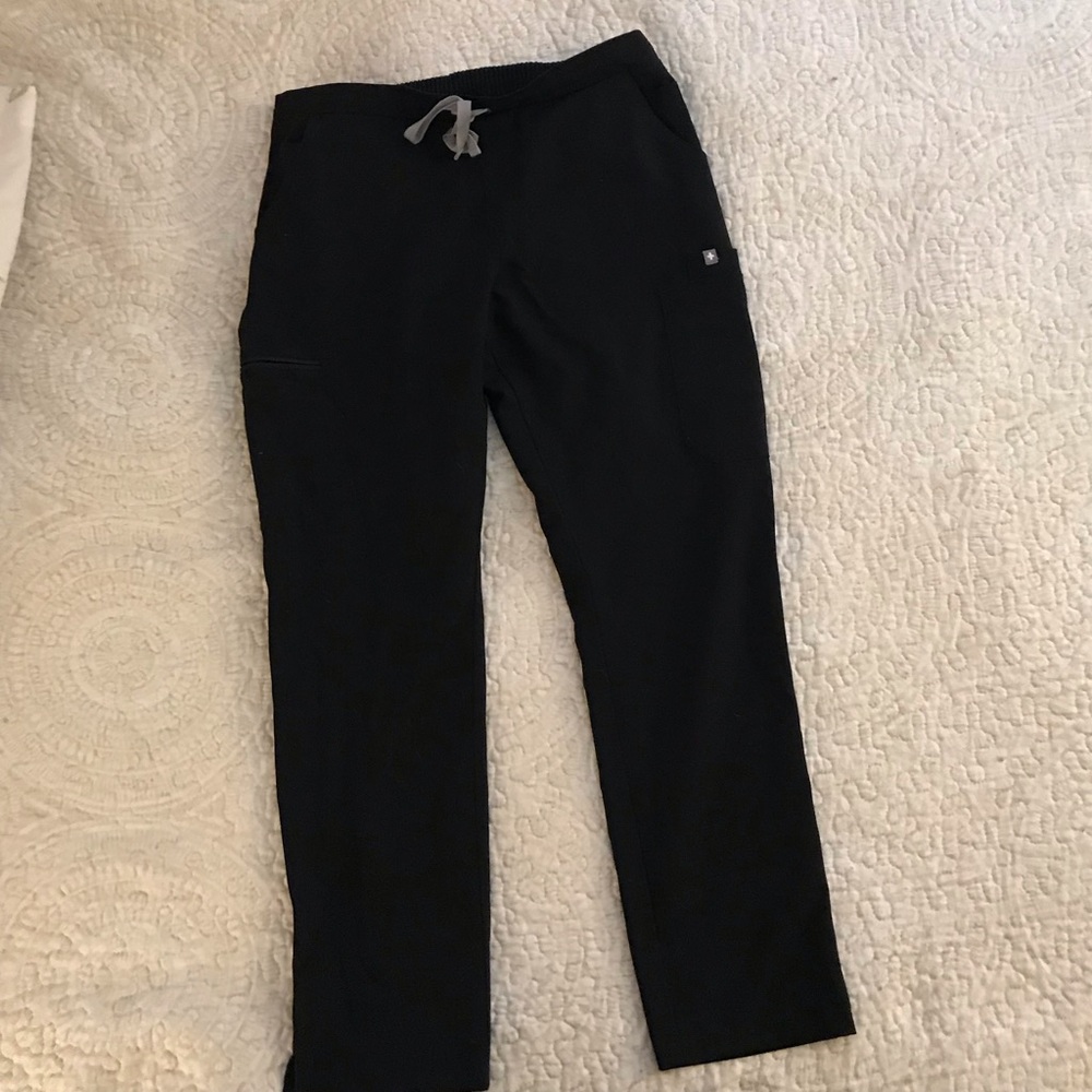Figs black yola scrub pants